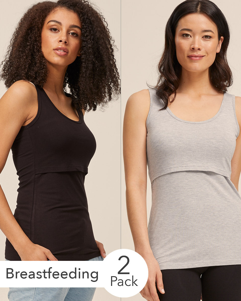 The 2x Nursing Tank Bundle - Peachymama