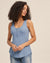 Ribbed Breastfeeding Tank - Blue - Peachymama - 2