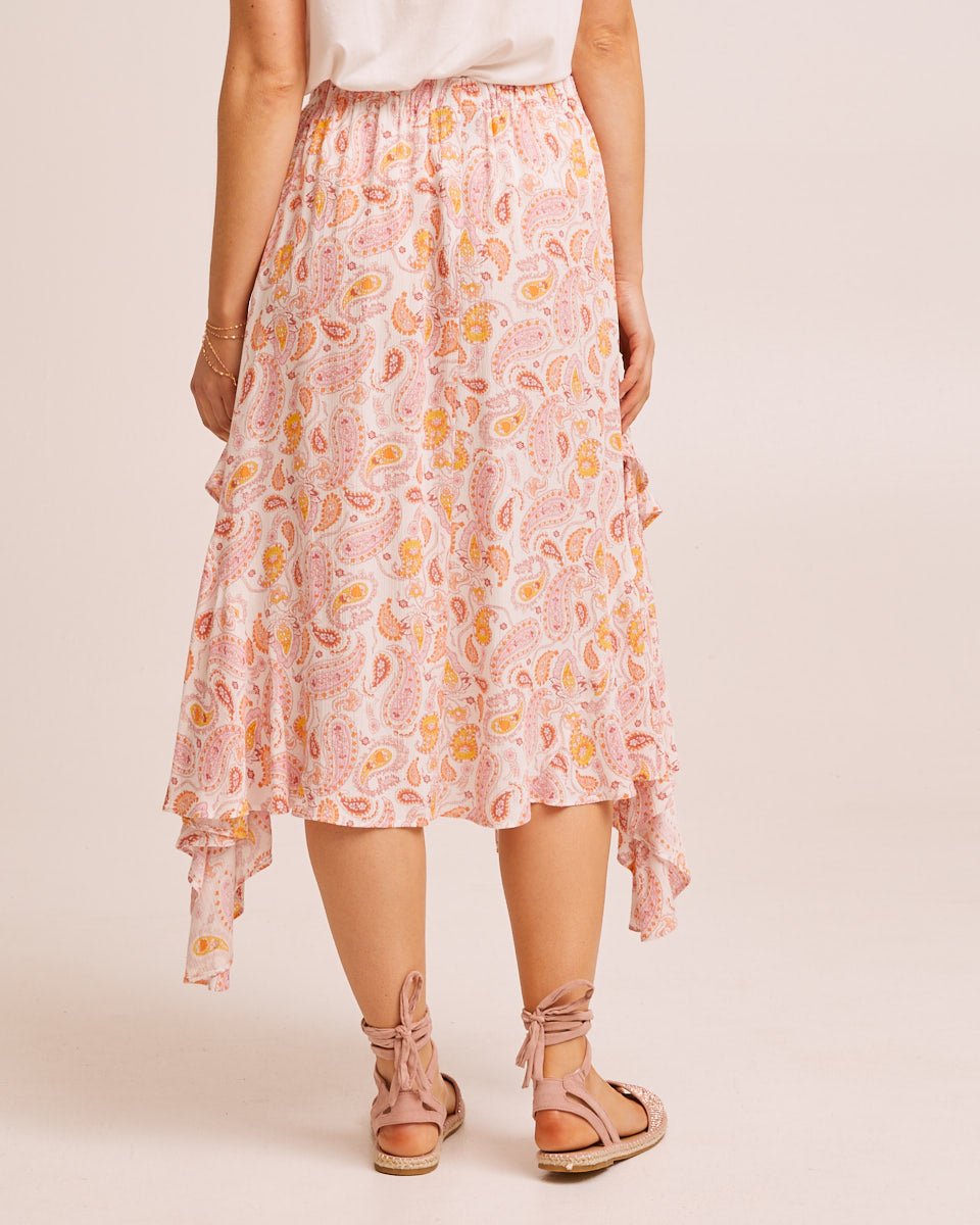 Ruffle Postpartum Skirt - Paisley by Peachymama Australia 2