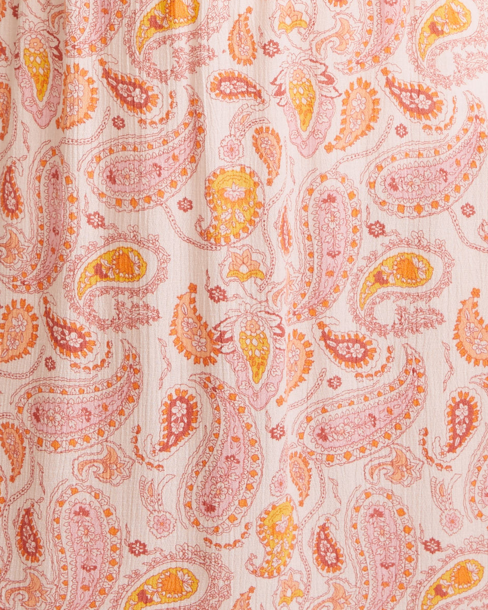 Ruffle Postpartum Skirt - Paisley - Peachymama