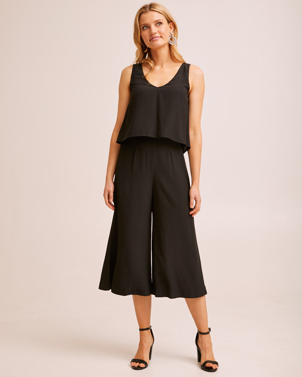 Breastfeeding Jumpsuit - Black by Peachymama Australia 1