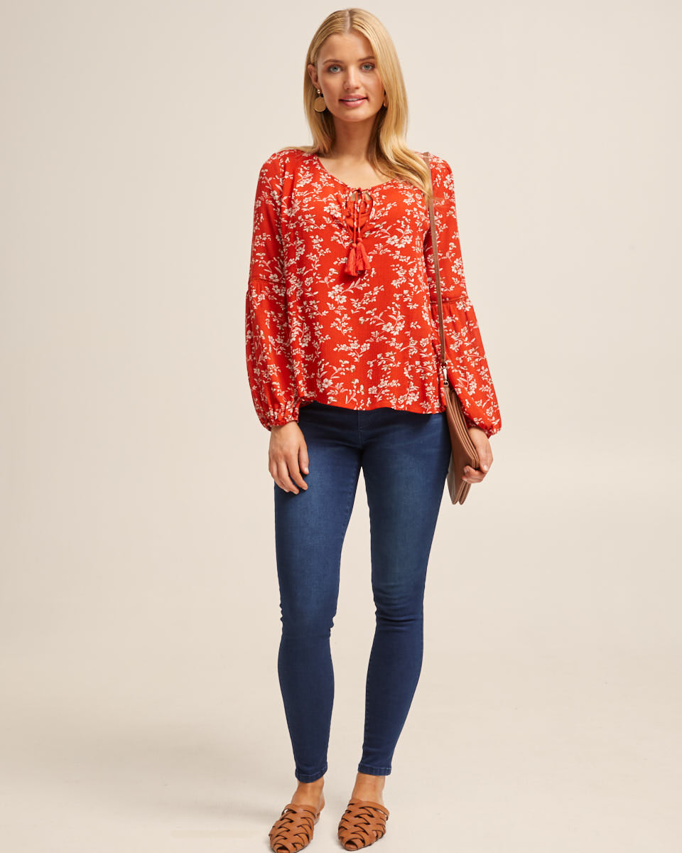 Post Pregnancy Stretch Jeans - Indigo - Peachymama