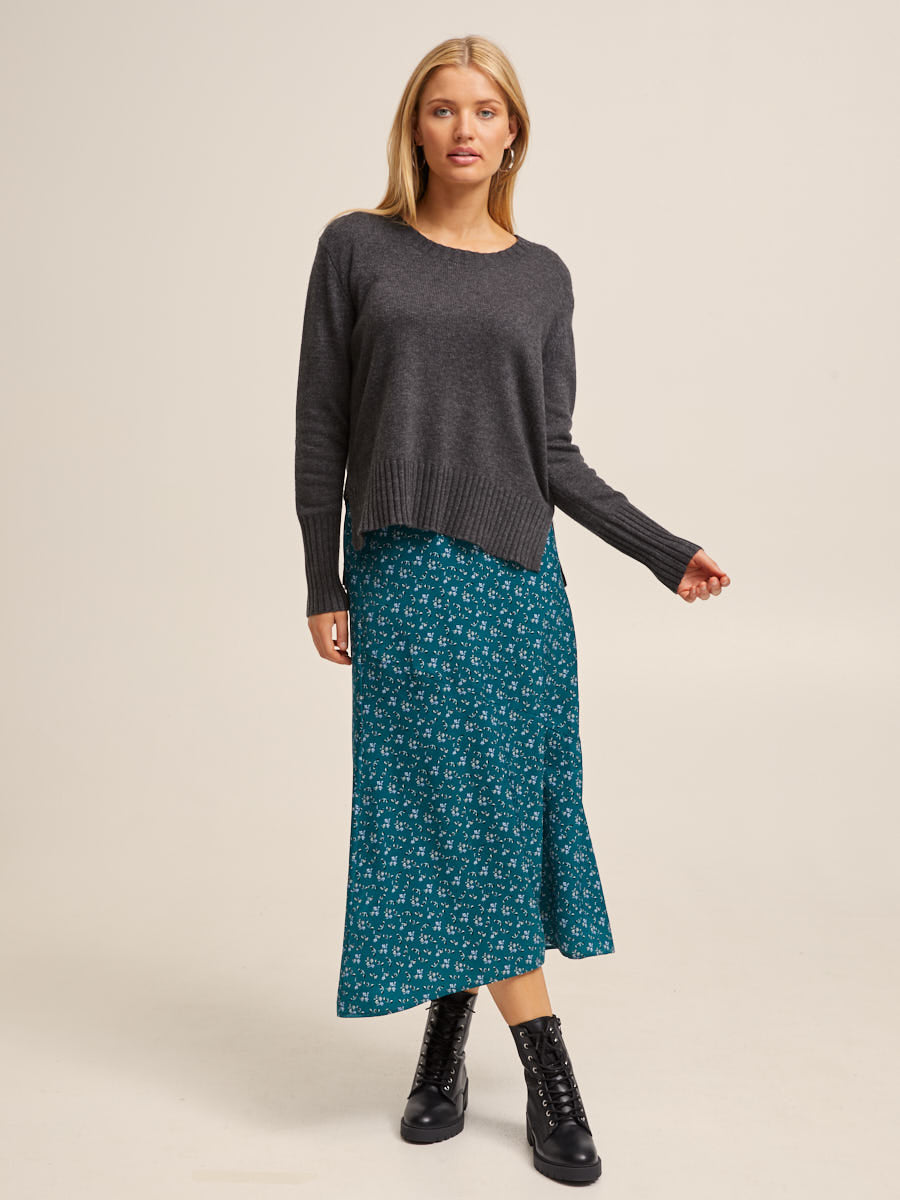 Postpartum Midi Skirt - Evergreen - Peachymama