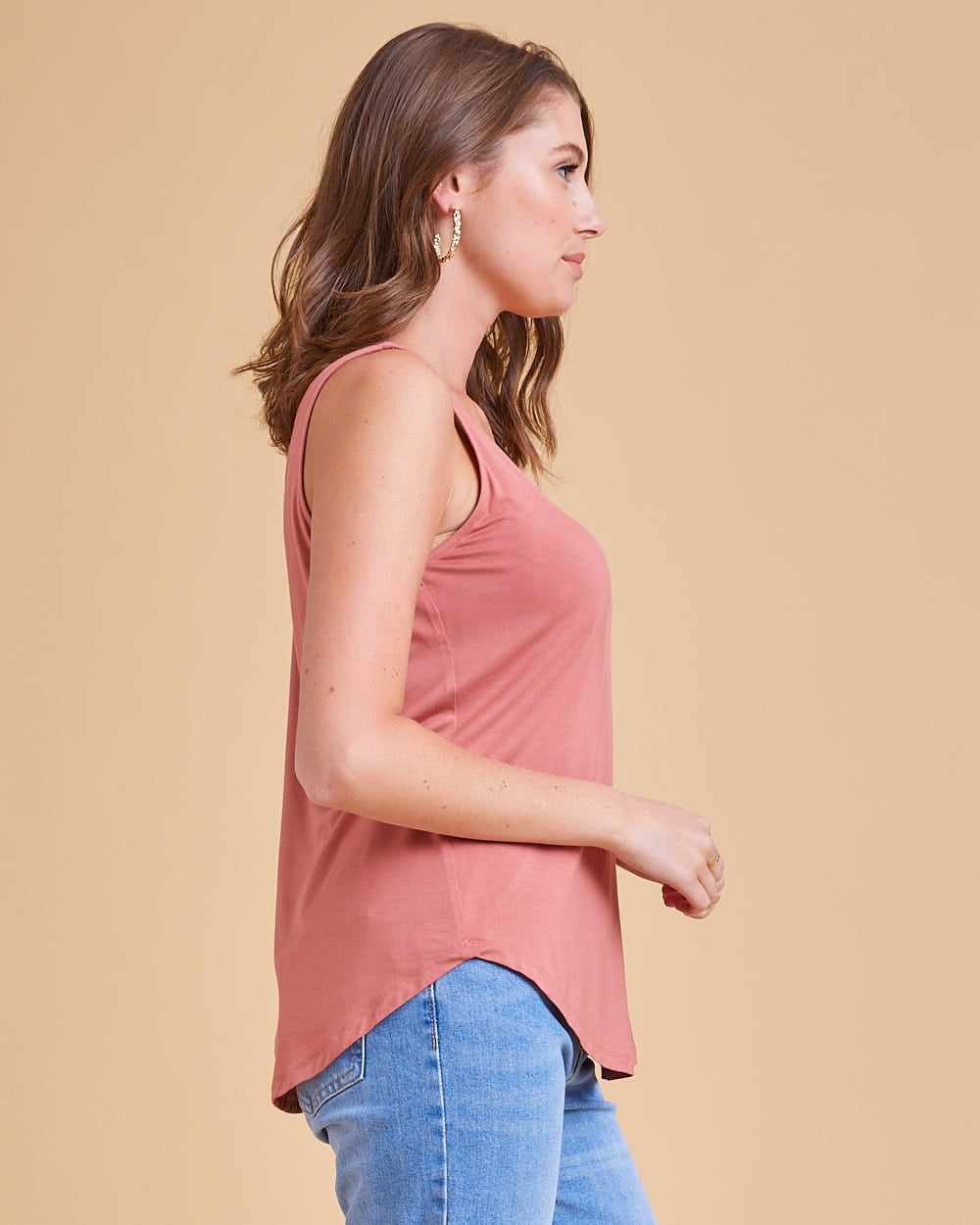 Peachy Nursing Tank - Cinnamon - Peachymama
