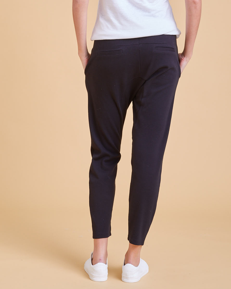 Relaxed Postpartum Pants - Black - Peachymama
