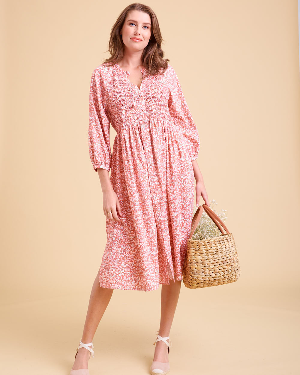 Rosabelle Nursing Dress - Peachymama