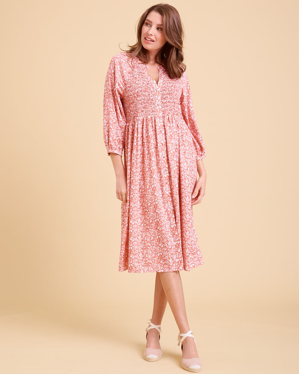 Rosabelle Nursing Dress - Peachymama