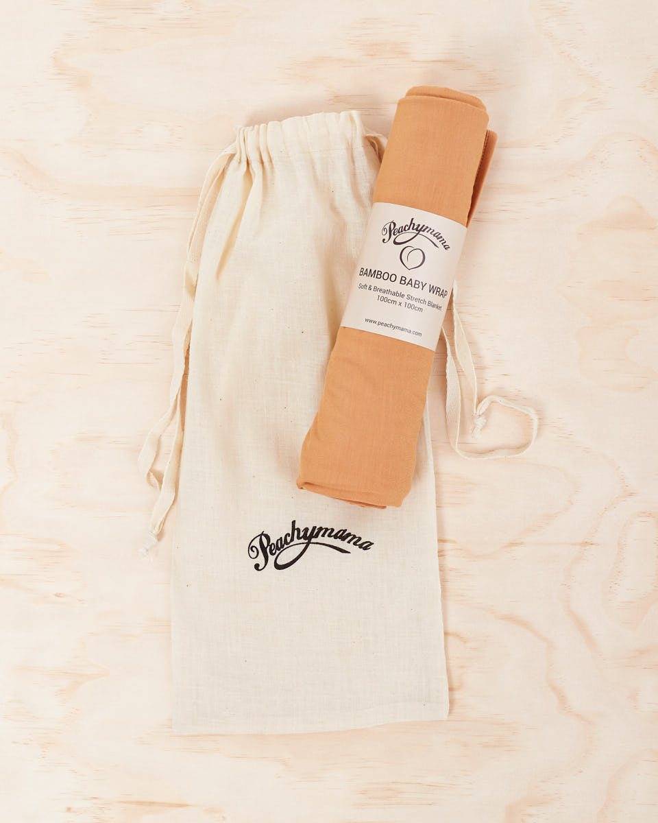 Bamboo Baby Wrap - Honey - Peachymama