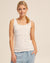 Cool White Bamboo Nursing Tank - Peachymama